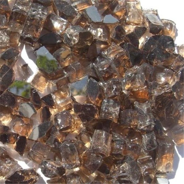 Blueprints 0.5 in. Copper Reflective Arctic Flame Glass BL477475 - main